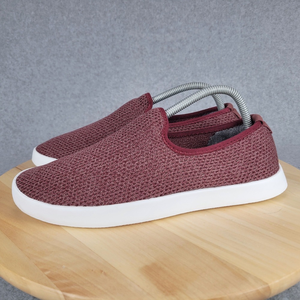 Allbirds Tree Loungers Women 9 Burgundy Kauri Coffee Slip On Eucalyptus Shoes
